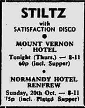 Mount Vernon Hotel advert 1974